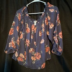 Off the shoulder shirt